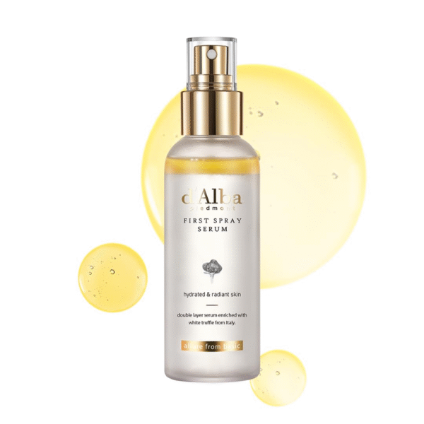 d'alba 義大利皮埃蒙特白松露噴霧精華，純素護膚品，輕盈臉部保濕霜，亮膚精華，煥發光彩，不致粉刺，多效合一護膚品